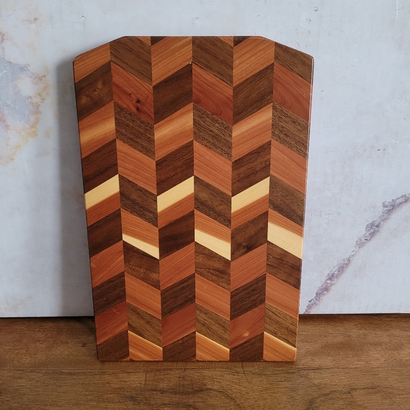 SOLD Checkered Clipboard - Herringbone Design - Approx 6x9 - Picture 6 of 12